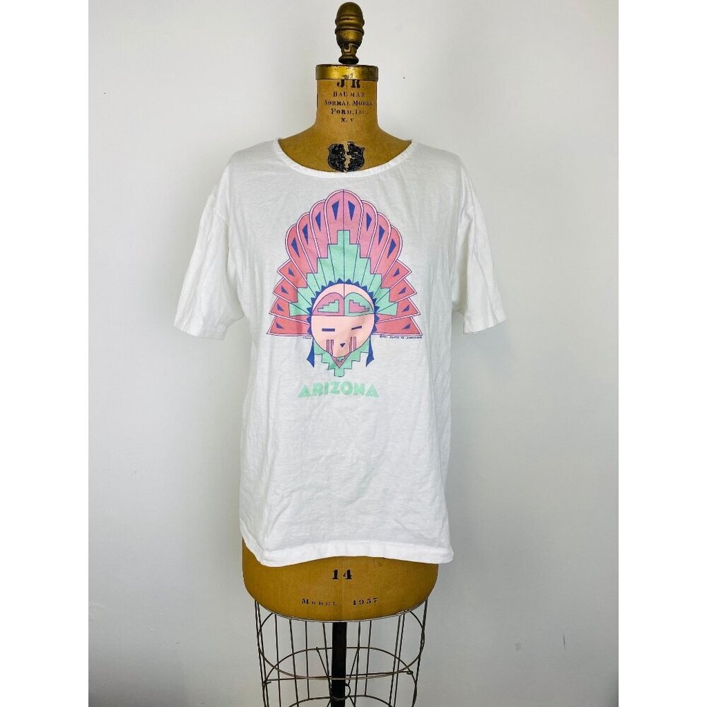 Vintage 1987 Santa Fe Sportswear Arizona Souvenir Tourist T-shirt, Size XL
